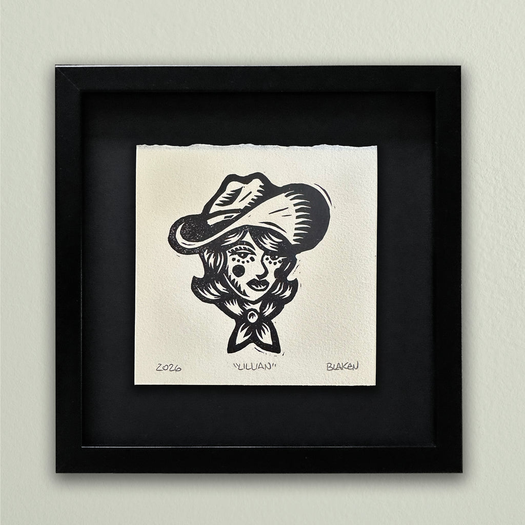 Lillian Smith Lino Print