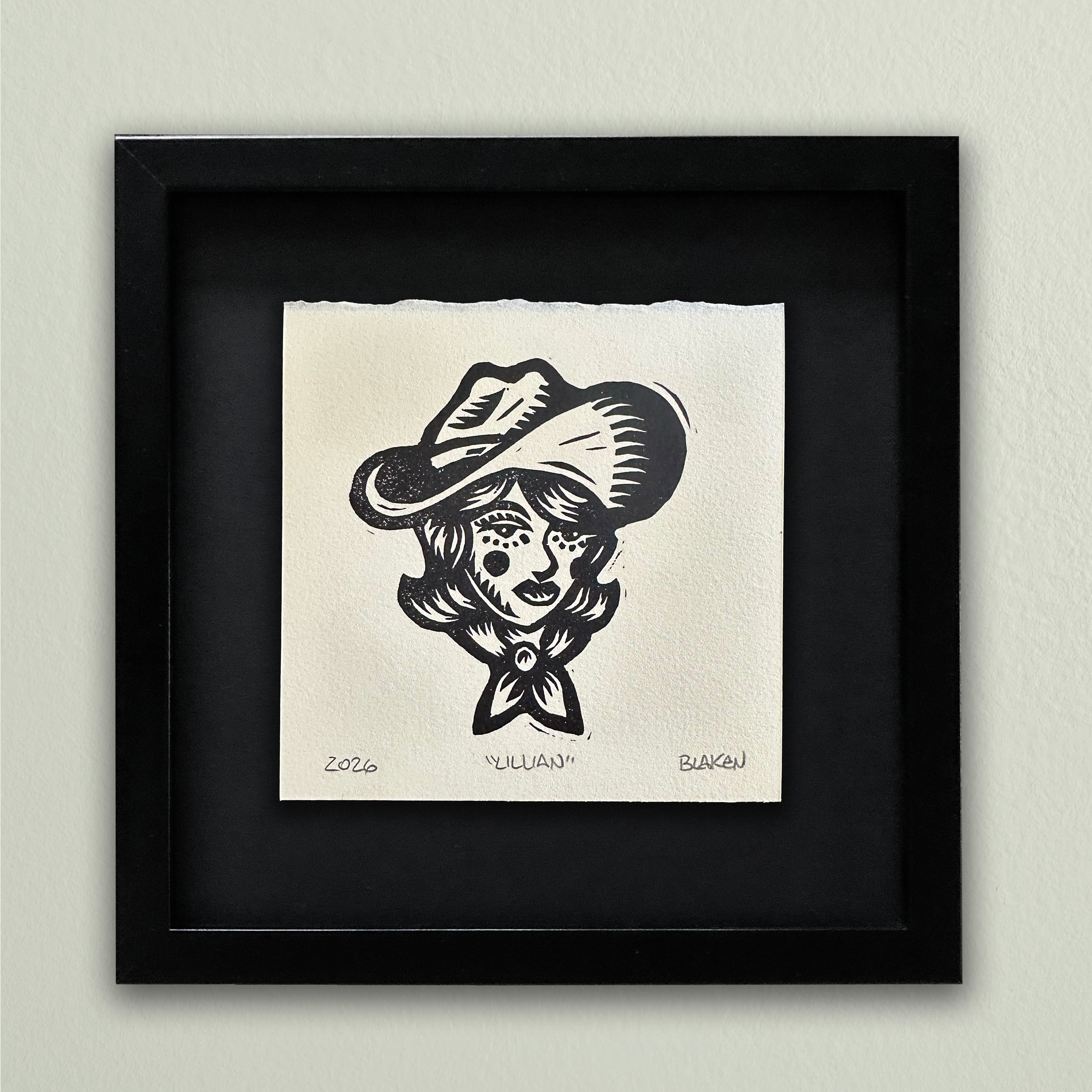 Lillian Smith Lino Print