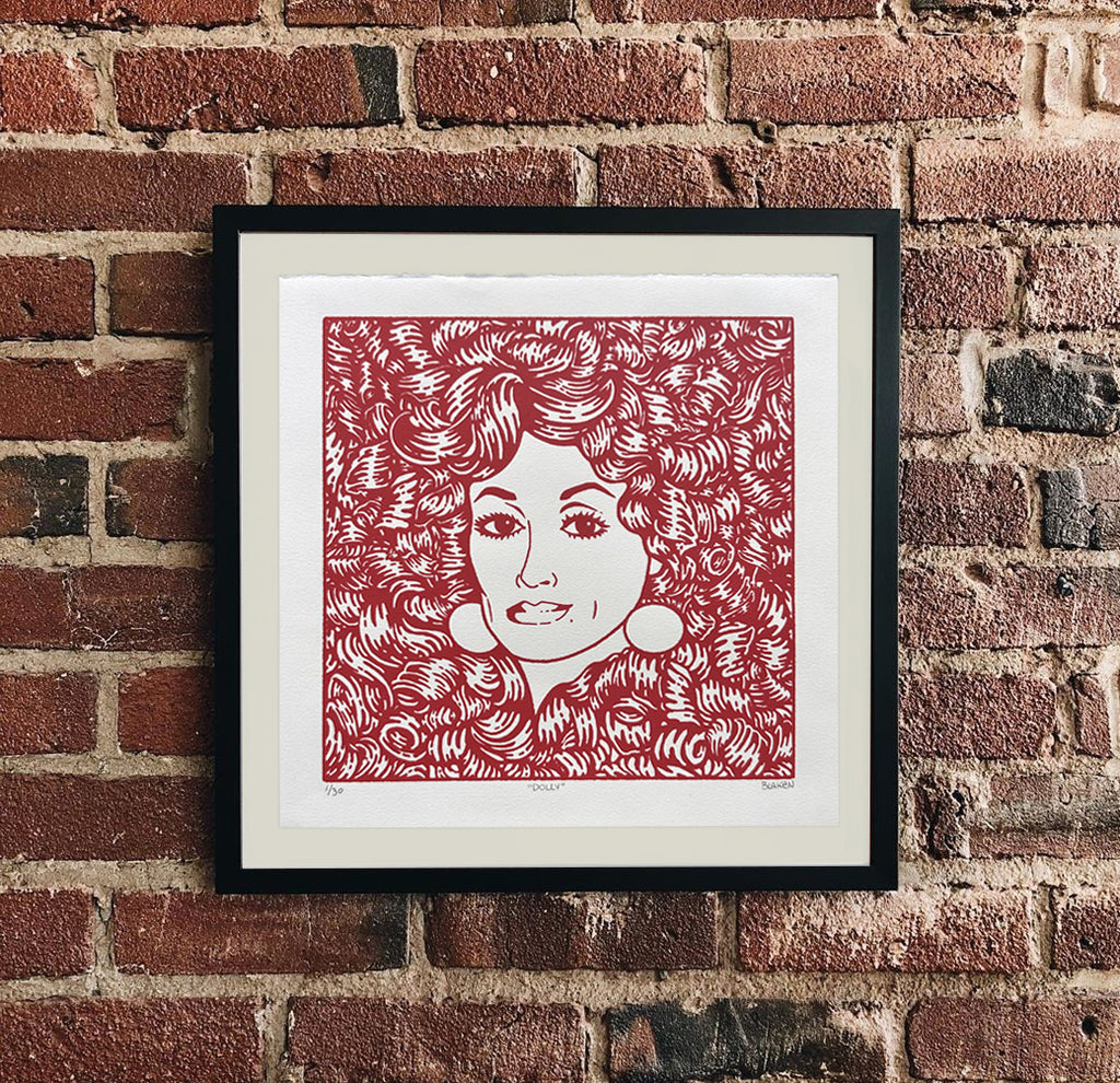 Dolly Parton Screen print