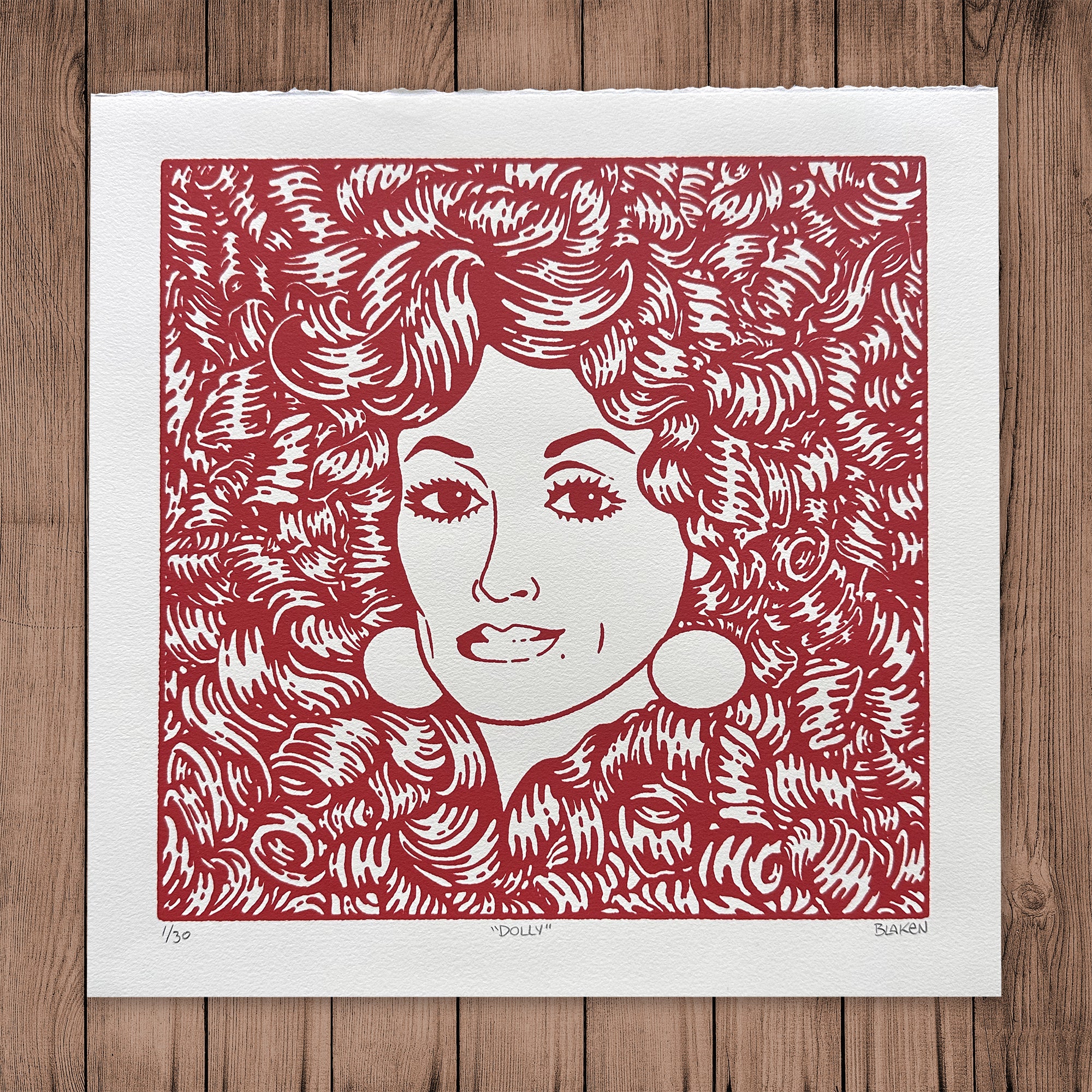 Dolly Parton Screen print