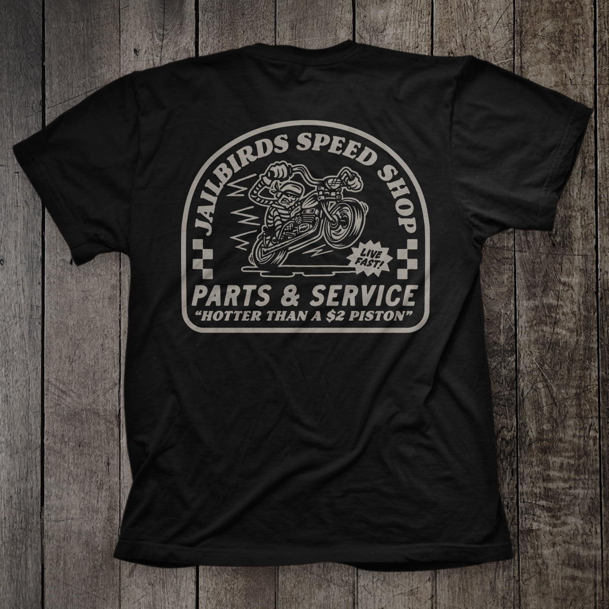 Jailbirds Speed Shop T-shirt