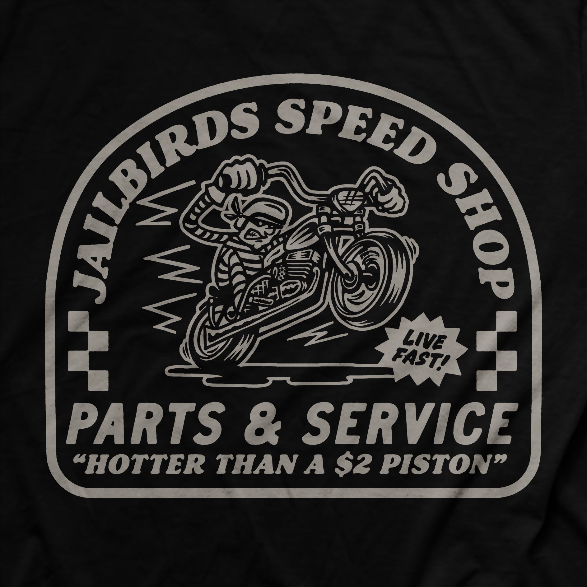 Jailbirds Speed Shop T-shirt