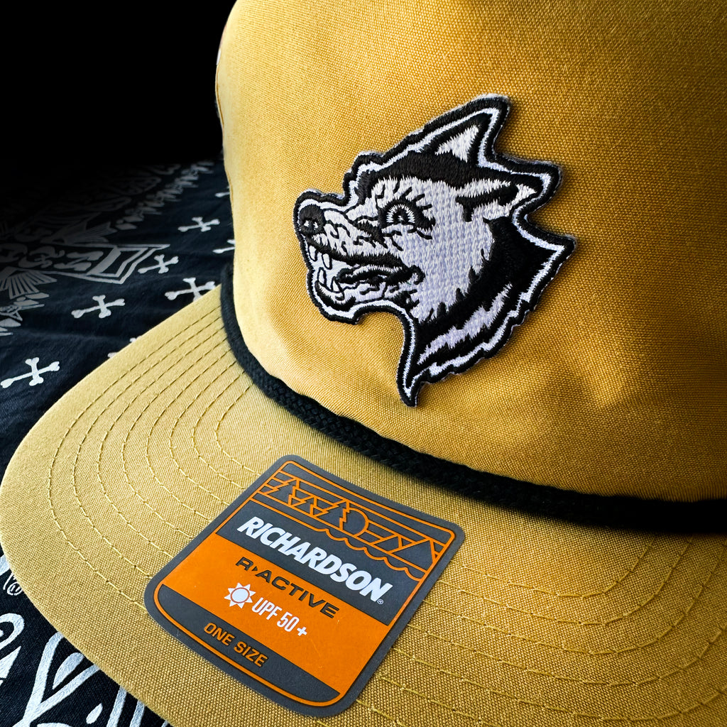 "Lone Wolf" Richardson Yellow Ochre Snapback
