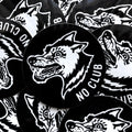 Lone Wolf - No Club Sticker