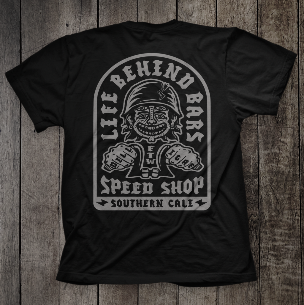 Life Behind Bars Speed Shop T-Shirt