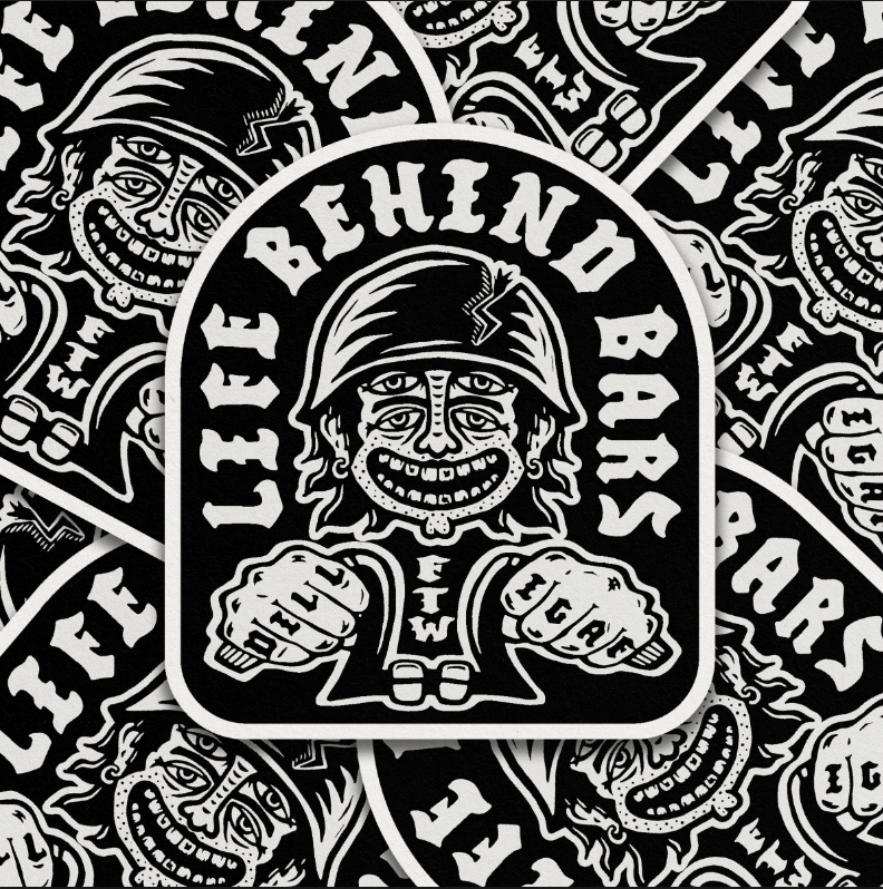 LIfe Behind Bars Sticker