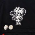 Cowgirl - Embroidered Iron on Patch