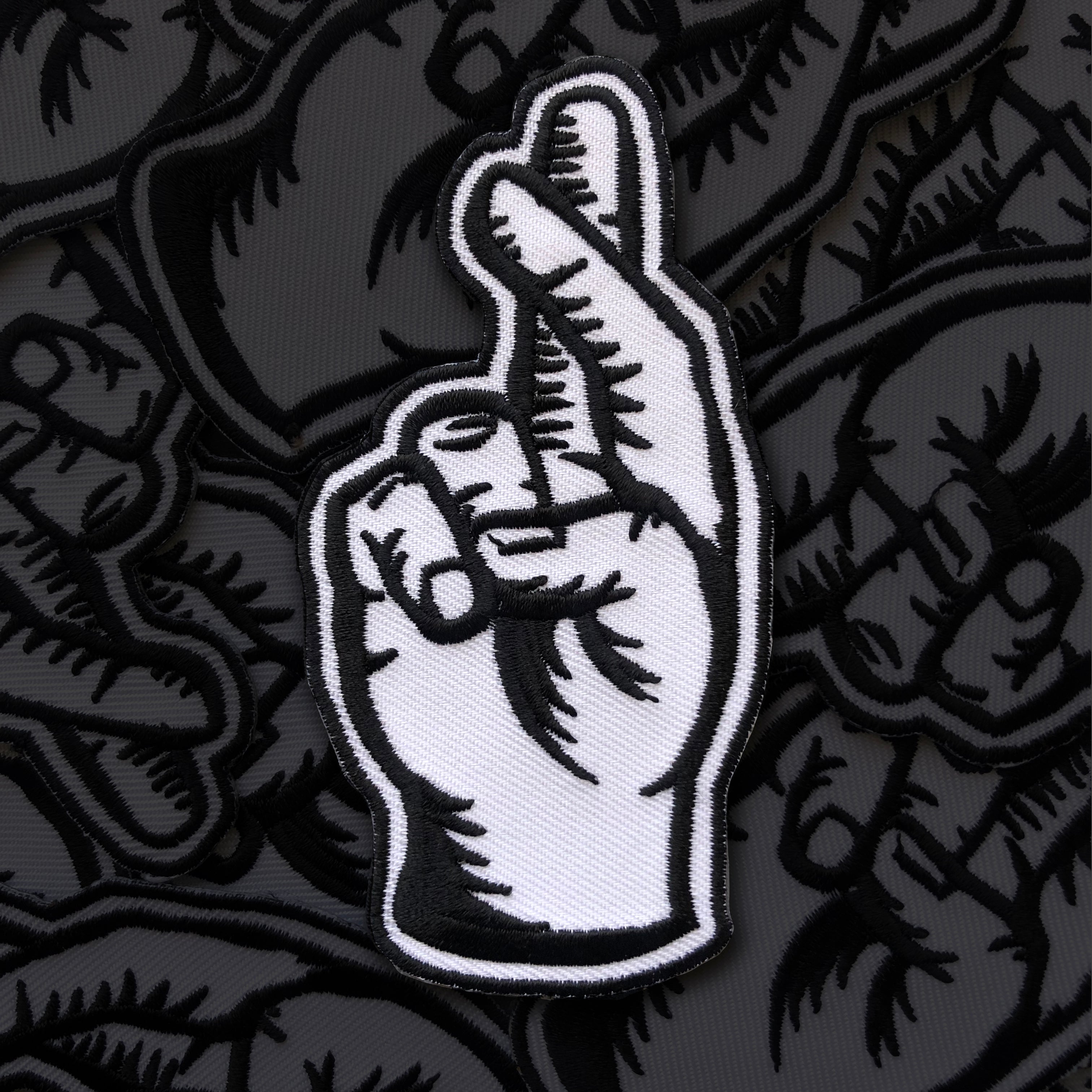 Fingers Crossed - Embroidered Patch