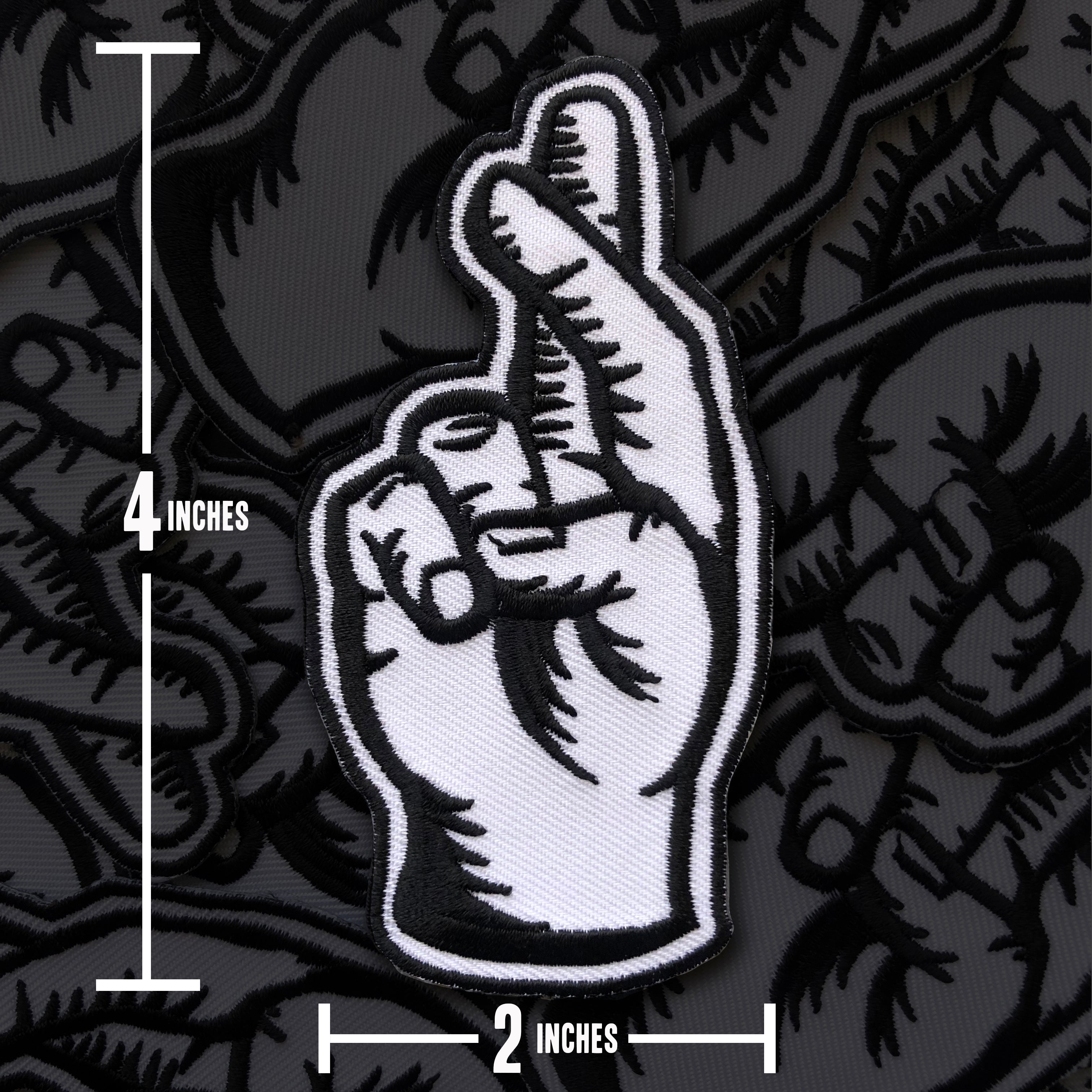 Fingers Crossed - Embroidered Patch