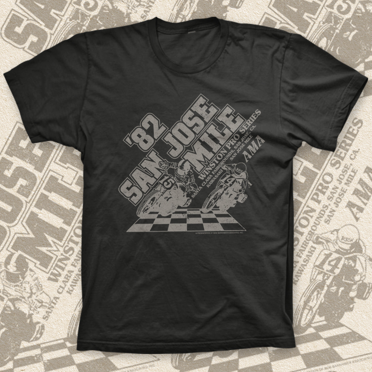1982 San Jose Mile Reproduction T-shirt